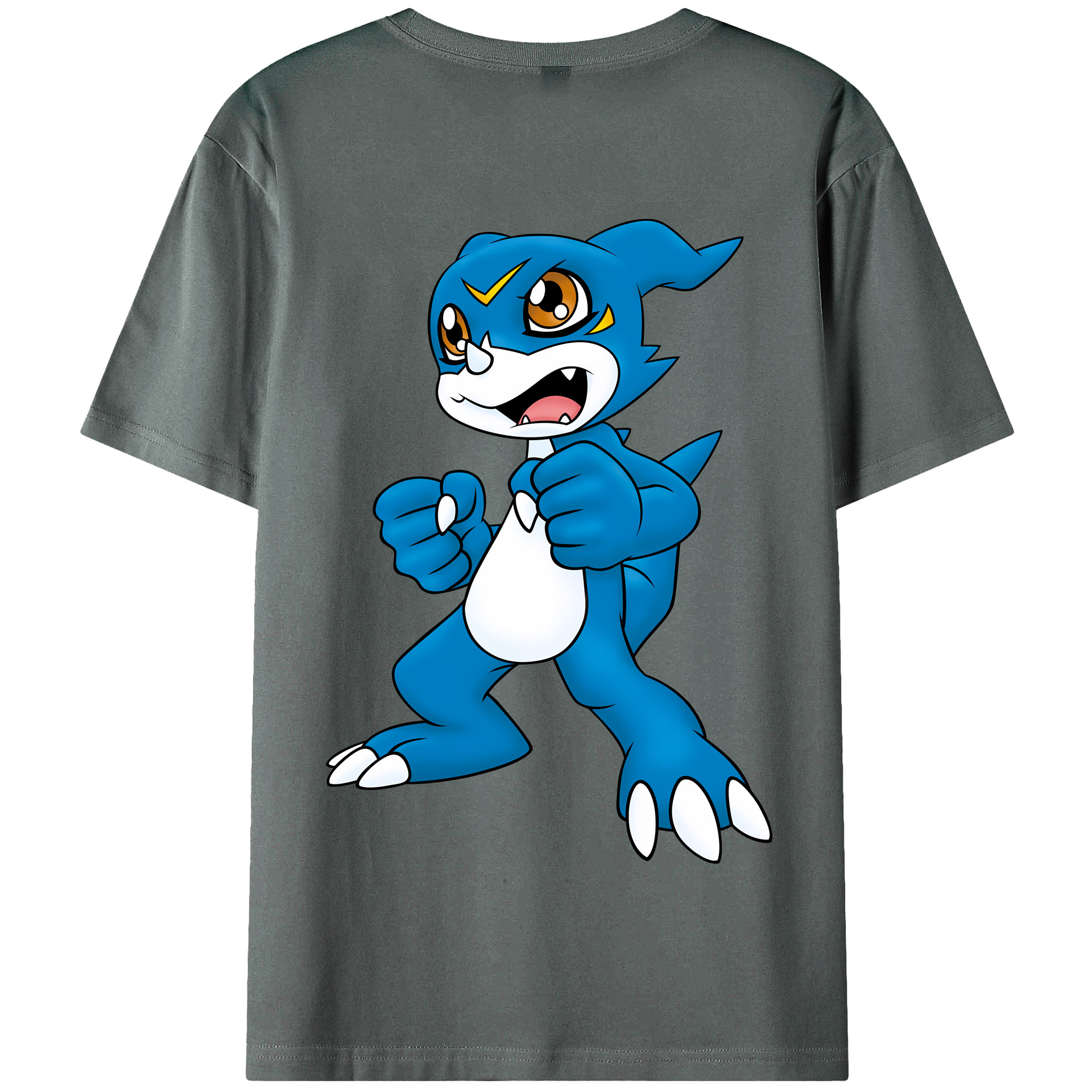 （画像用） Digimon デジタルモンスター/デジモン 綿100％半袖Tシャツ（背面プリント）